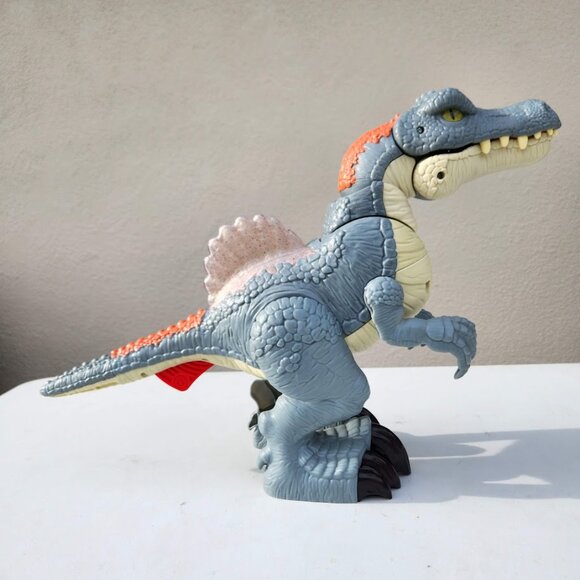 Fisher-Price Imaginext LARGE Jurassic World Dinosaur Spinosaurus Toy With Lights - Picture 1 of 12
